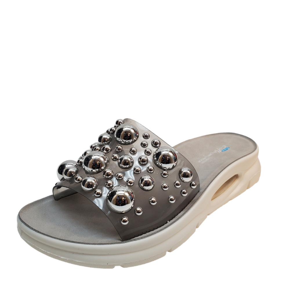 Aqua Womens Casual Shoes Allura Waterproof Slip On Wedge Slide Sandals